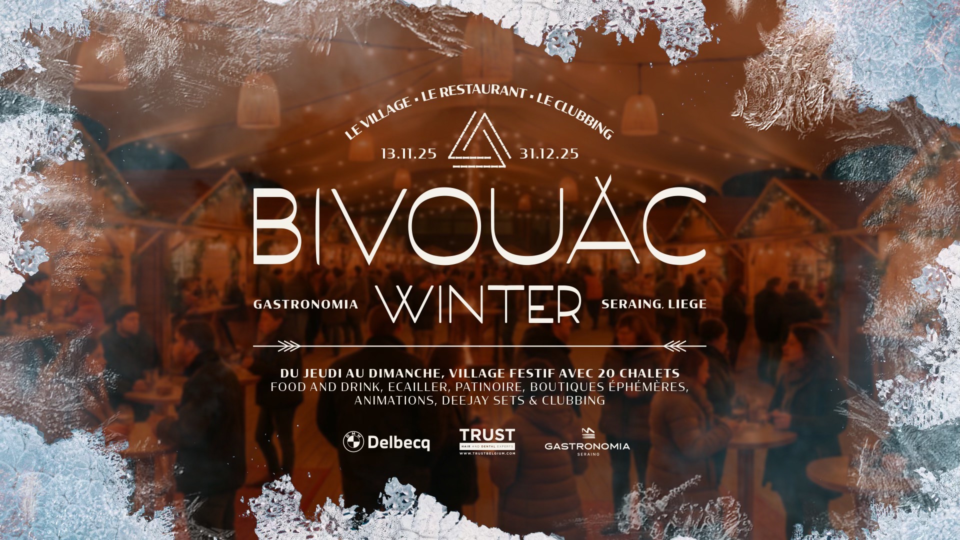 Bivouac Winter : un Village festif de Noël du 13/11 au 31/12 à Gastronomia